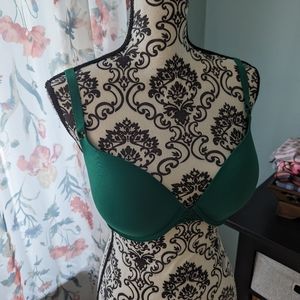 Soma dark green push up bra